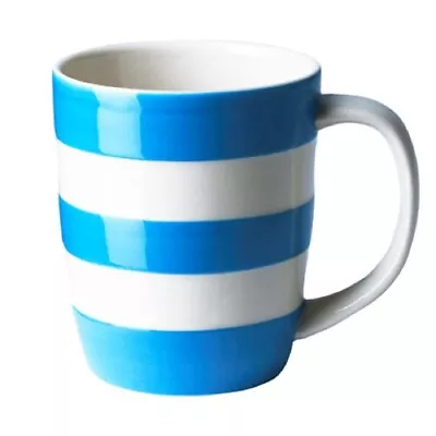 Buy Cornishware Victorian Blue White Striped British Mug With Handle - 340ml / 12oz • 21£