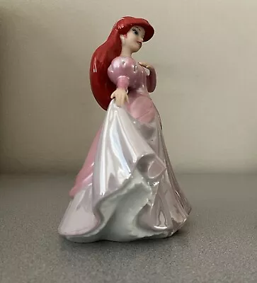 Buy Disney LITTLE MERMAID Ariel Ceramic Figurine In Pink Dress, WDW Disney Princess • 16.10£