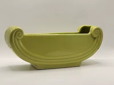 Buy Beauceware Pottery Art Deco Rectangle Green Planter  • 38.44£