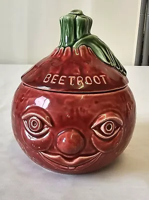 Buy Vintage Ceramic Sylvac Style Beetroot Face Pot Made In Portugal- B5 (001) • 5£