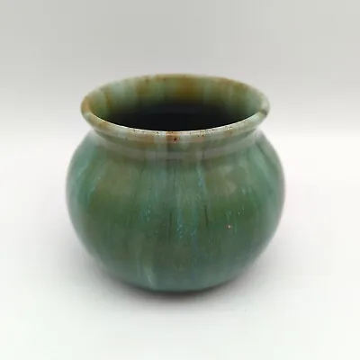 Buy John Campbell Tasmania Australian Pottery Vase 1934, Signed, Green Glaze • 141.41£