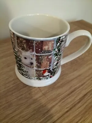 Buy Tesco Frosted Forest Scottie Dog Coffee Mug • 3.99£
