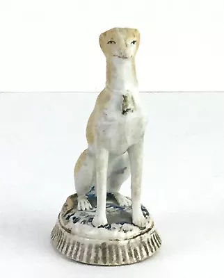 Buy Antique Stafffordshire Greyhound Porcelain Dog Hound Whippet Pottery #873 Bisque • 85.34£