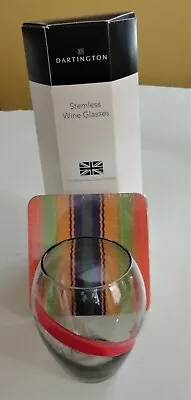 Buy 3 New Stemless Wine Glass 2 MIB Dartington 1 GH Mumm Champagne 6 Modern Coasters • 36.03£