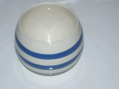 Buy Cornish Ware Blue White Sugar Bowl Approx 3  High • 10.99£