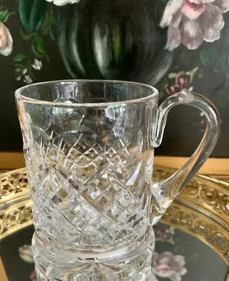 Buy Royal Brierley Henley Lead Crystal Glass Beer Tankard Mug 1/2 Pint • 14.99£