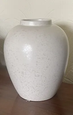 Buy Vintage Poole Pottery Lustre White Eggshell Vase Subtle Glaze 1980’s Minimalist • 11£
