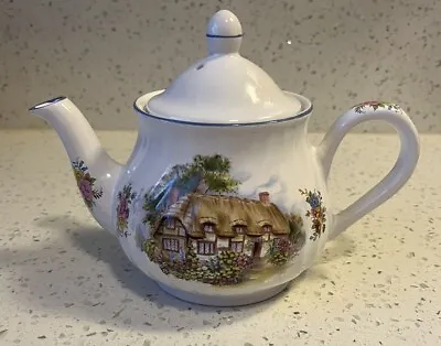 Buy ARTHUR WOOD & Son Staffordshire, England Vintage Teapot English Country Cottage • 33.19£