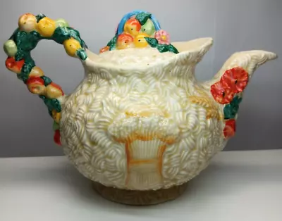 Buy Vintage Clarice Cliff  Celtic Harvest  Teapot (Used - Fair Condition) • 14.99£
