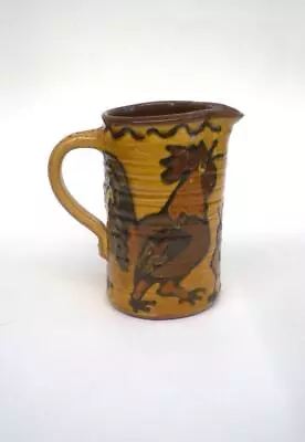 Buy Mary Wondrausch>studio Pottery>semi-traditional>slipware>jug>2-001 • 1£
