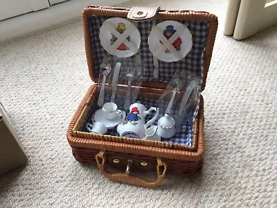 Buy Paddington Bear Childs Tea Set  In Pinic Hamper—reutter Porzellanfabrik • 35£