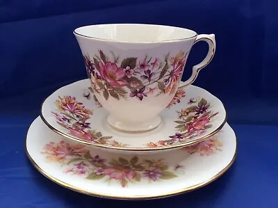 Buy Colclough Bone China Trio, Wayside ,cup Saucer Plate • 8.99£