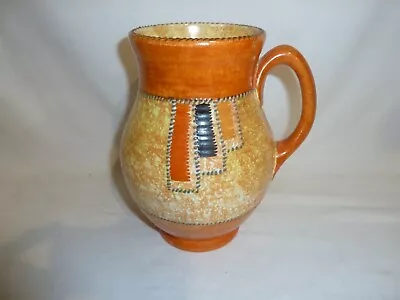 Buy Crown Ducal 764158 Orange (base Colour) Jug, Vintage Pottery, Ceramic • 14.95£