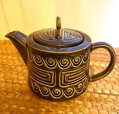 Buy Vintage Sylvac Tea Pot 4224 - Green  • 12£
