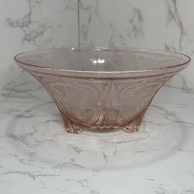 Buy Glass Pink Royal Lace Round Shape Serving Wear Depression Dish Bowl 10 X4.5  • 21.84£