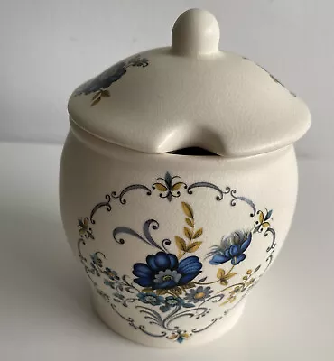 Buy Purbeck Ceramics Swanage Vintage Floral Pot Jam / Condiment Pot With Lid VGC • 7.99£