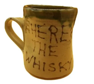 Buy Wonderful Pretty Ugly Pottery Mug  Where's The Whisky?  Cup Scottish Welsh • 39.99£