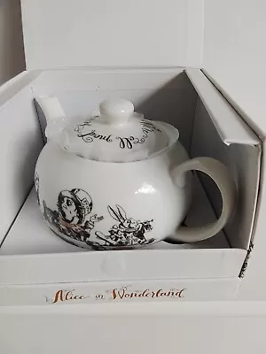 Buy Alice In Wonderland Fine China Mini Teapot Inspired By V & A • 15£