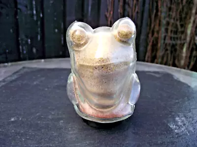 Buy Vtg Glass Frog Toad Filled With Isle Of Wight Alum Bay Sand Figurine Paperweight • 9.19£