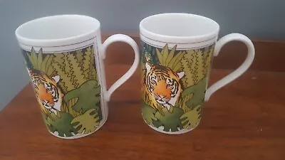 Buy 2 X  Tiger Burma Dunoon Stoneware Mugs Made In Scotland, Unused & Perfect • 12£