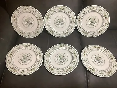 Buy Royal Doulton Provencal Tc1034 Six Large Dinner Plates In Good Condition • 17.99£