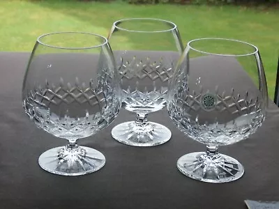 Buy 3 X Irish  Galway Crystal  Brandy Balloons - Ex Cond- Stamped • 15.99£