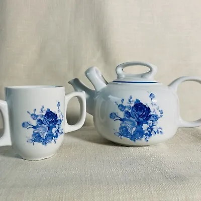 Buy Waterside Fine China Teapot And Sugar Bowl • 15.54£
