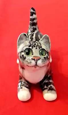 Buy Winstanley Pre Owned Signed Size 1 Silver Tabby With Green Cathedral Eyes • 25£