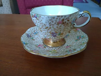 Buy Foley Bone China Tea Cup And Saucer 2724 In Very Good Condition  • 12.75£
