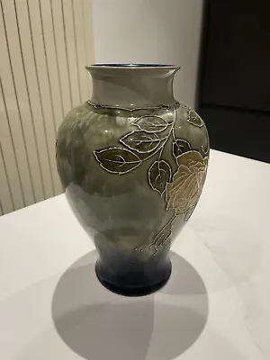 Buy Large Antique Royal Doulton Lambeth Stoneware Vase • 125£
