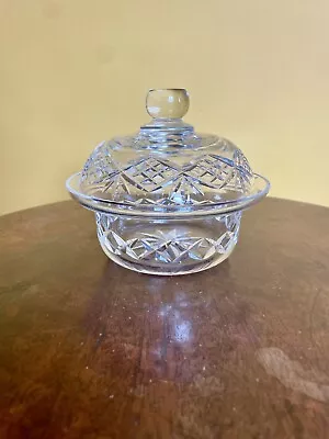 Buy Cut Glass Dish With Lid • 4£