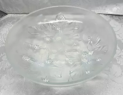 Buy Sabino Paris France Opalescent Glass Bowl Berries 8  Wide ~ EXCELLENT CONDITION • 118.74£
