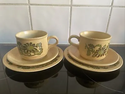 Buy Vintage Kiln Craft Cup Side Plate And Saucer Set X2 Tableware Staffordshire • 8£