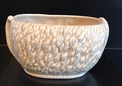 Buy Rare Sylvac 3387 Unusual Cream Rope Textured Plant Pot Bowl Immaculate • 5£