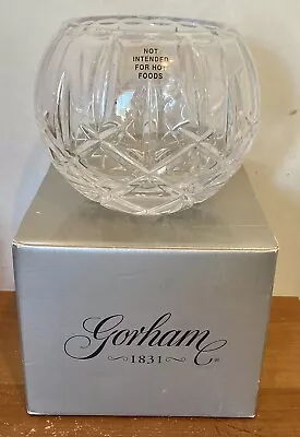 Buy Gorham Crystal Lady Anne Rose Bowl 7” Clear With Box • 24.12£