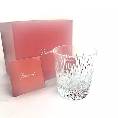 Buy Baccarat Rocks Glass With Box Clear Crystal Burr Tableware • 176.32£
