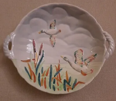 Buy Flying Ducks Dish Shorter And Son Ceramic 1930's Hand Painted Bowl • 8£