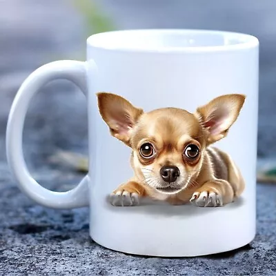 Buy Pet Dog Mug, Watercolour Chihuahua- Ideal Gift, Birthday, Christmas • 7.50£