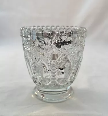 Buy Vintage Glass Candle Votive Holder, Toothpick Trinket Holder • 5.71£