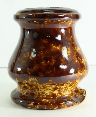 Buy = Antique 1848-1859 Bennington Croup Kettle Rockingham Glaze Pottery Infuser • 62.59£