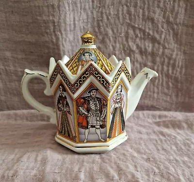 Buy Vintage Sadler 'King Henry VIII And His Six Wives' Tea Pot • 5.99£