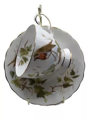 Buy Tuscan Fine English Bone China Made In England Tea Cup And Saucer Bird Design • 39.04£