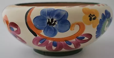 Buy Colourful Vibrant Large Bursley Ware Pottery Bowl 1930's Art Deco • 69£