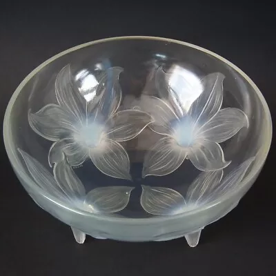 Buy Rene Lalique Opalescent Glass 'Lys' Bowl • 2,020£