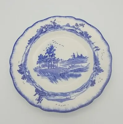 Buy Royal Doulton Blue & White Plate, 16.5cm, “Norfolk” Pattern, Vintage D6294 • 5£