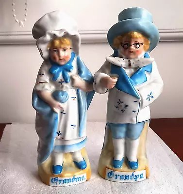 Buy Pair Of Victorian Grandpa & Grandma Figures Made In  Germany • 2£