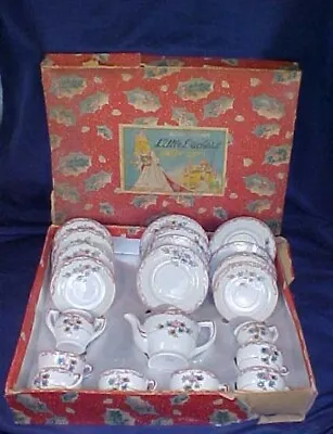 Buy Vintage Children's Real China Little Duchess Party Set Teaset Original Box Japan • 43.22£