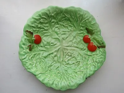 Buy 1940s CARLTON SALAD WARE HAND PAINTED BOWL WITH REALISTIC RELIEF MOULDED DETAILS • 3.50£