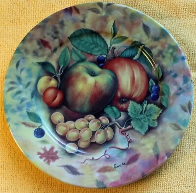Buy 💎💎Email De Limoges 7-3/8  Diameter Salad Plate - Still Fruit Life Design • 13.92£