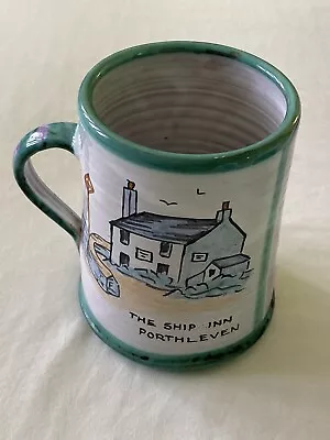 Buy Tintagel Pottery Cornwall Porthleven The Ship Inn Mug Jug Tankard Cornish Unique • 45£